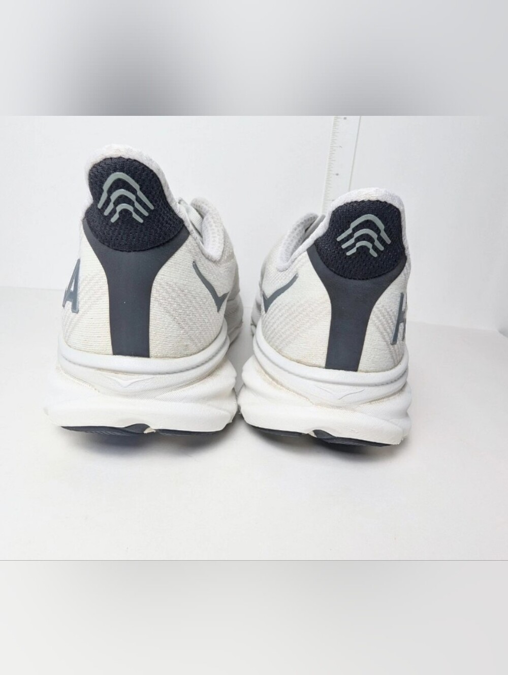 Hoka Clifton 9 1127895/NCSW White/Black Men's Size 11.5D Great - Picture 5 of 8